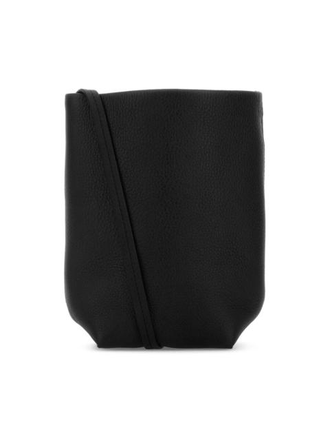 The Row The Row Black Leather N/S Park Crossbody Bag