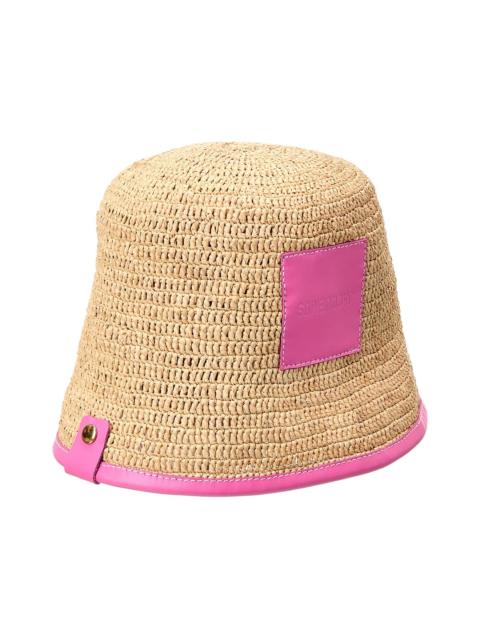 JACQUEMUS Jacquemus Le Bob Soli Raffia Bucket Hat
