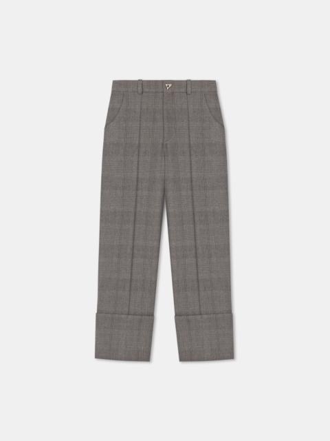 AERON WENDERS
Checkered cuffed straight-leg suiting pants