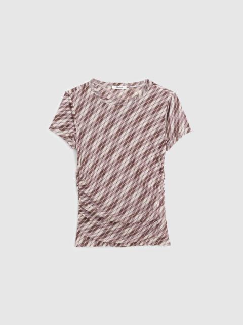Madewell Ruched Cap-Sleeve Tee