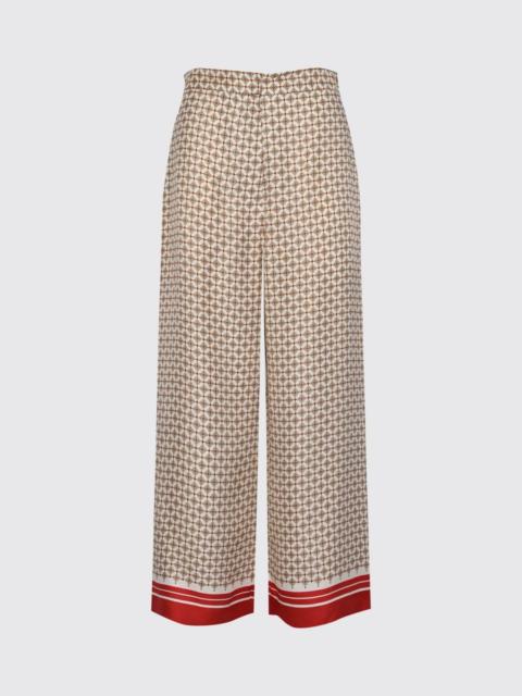 Max Mara Studio Max Mara Studio Women Palazzo Trousers Max Mara Studio In Printed Silk