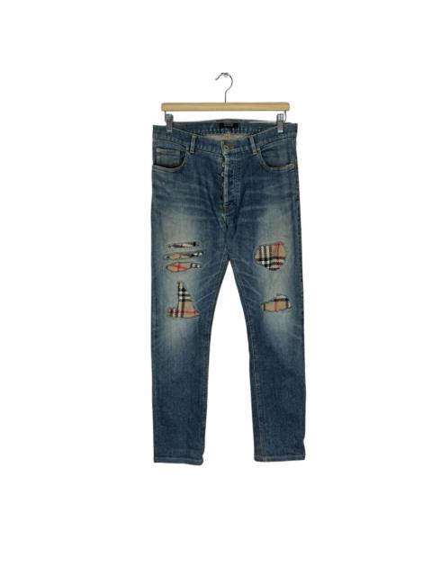 Burberry 🌟BURBERRY BLACK LABEL PATCHWORK DENIM JEANS