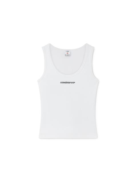 CASABLANCA Ribbed Tank Top