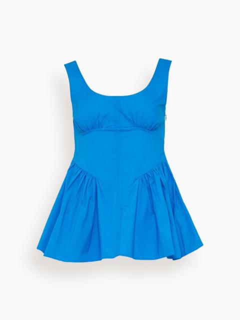 Proenza Schouler Bader Top in Cyan