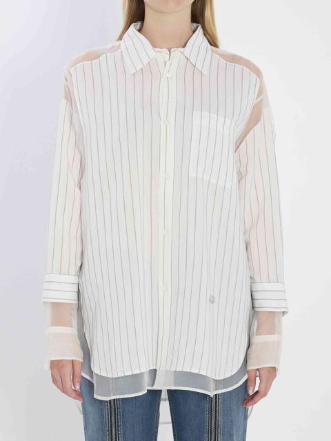 Jean Paul Gaultier Jean Paul Gaultier Women Oversized Striped Shirt