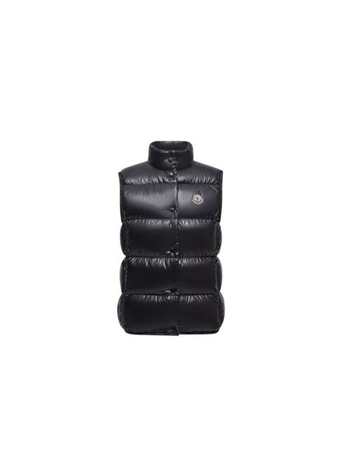 Moncler MONCLER Badila $1290 Black Down Vest New (Women's size:5;)