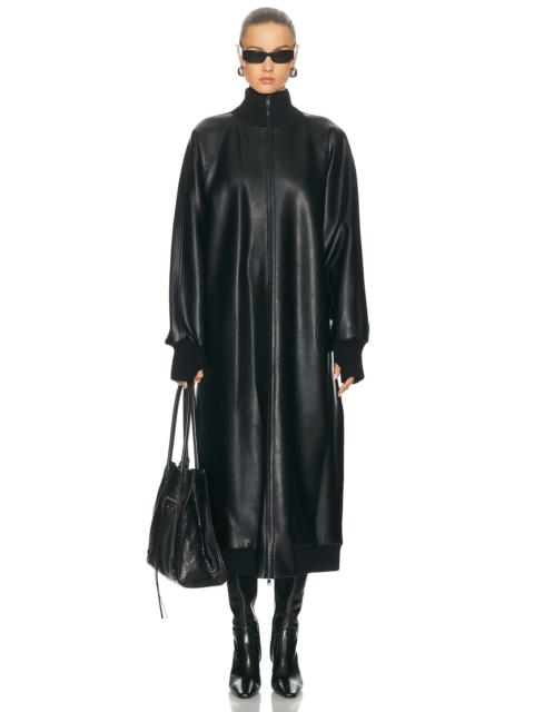 NORMA KAMALI Oversized Turtleneck Bomber Jacket