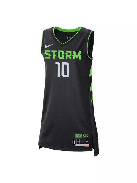 Nike Women's Sue Bird Seattle Storm 2024 Rebel Edition Dri-FIT WNBA Victory Jersey