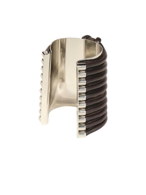 Max Mara leather-inserts bracelet