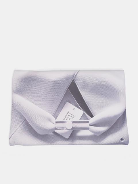 MM6 Maison Margiela White Folded Rectangular Clutch Bag