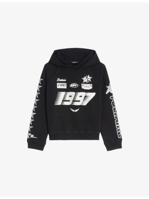 Zadig & Voltaire Georgys Branded Cotton-Jersey Hoody