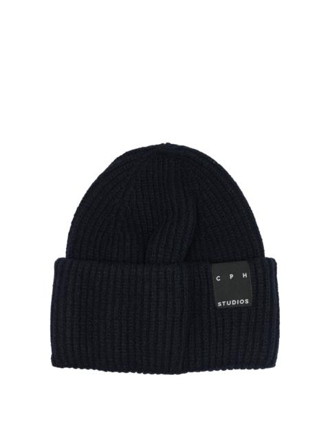 Other Designers Copenhagen Wool Polyamide Beanie Navy Blue