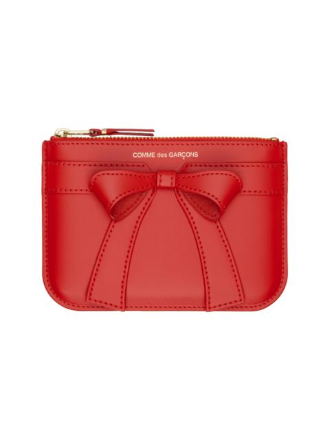 Comme Des Garçons Red Big Bow Wallet