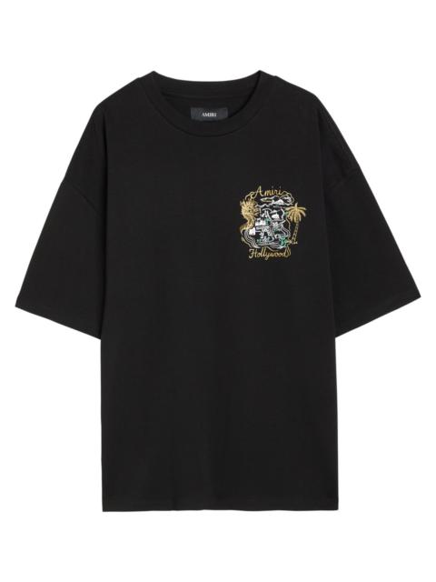 AMIRI Amiri Hollywood Printed Cotton T-shirt