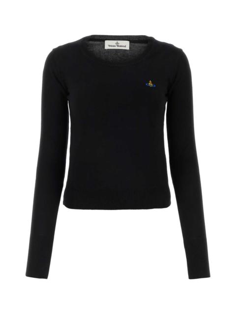 Vivienne Westwood Women Black Cotton Blend Bea Sweater