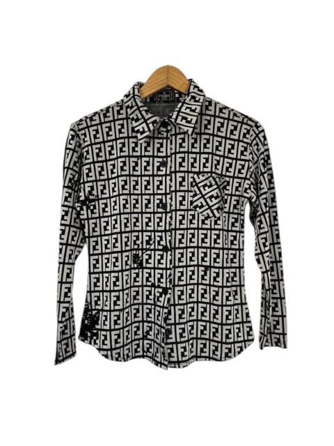 Vintage - Fendi Monogram Long Sleeves Shirt