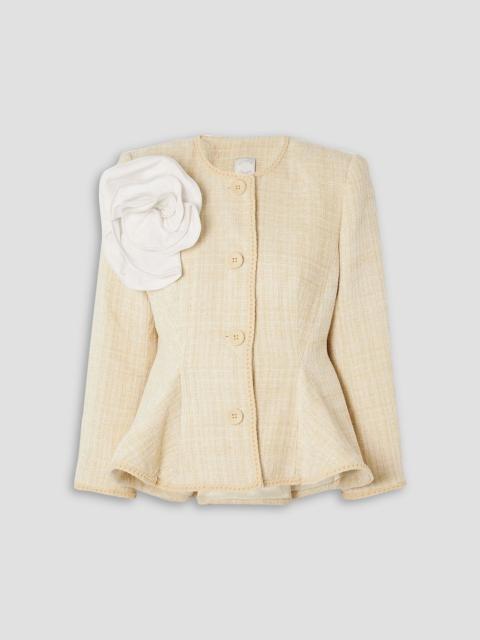 Other Designers Agar appliquéd tweed jacket