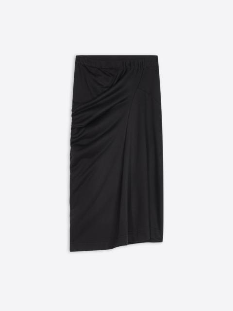 Dries Van Noten DRAPED COTTON SKIRT