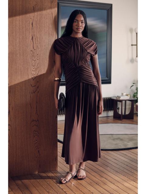 KAREN MILLEN Petite Premium Ruched Jersey Maxi Dress