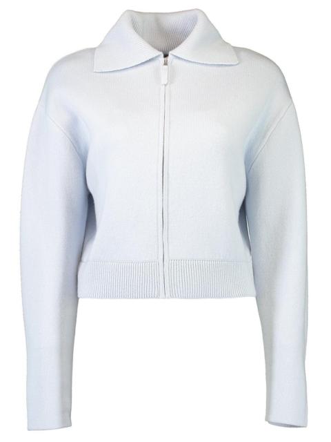 Allude Zip Front Knit Jacket