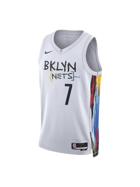 Nike Nike Dri-FIT NBA Brooklyn Nets Kevin Durant City Edition 2022/23 Swingman Jersey DO9585-102