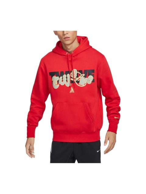 Nike Nike Ja Club Fleece Basketball Hoodie Asia Sizing 'University Red Gold' FZ1039-657