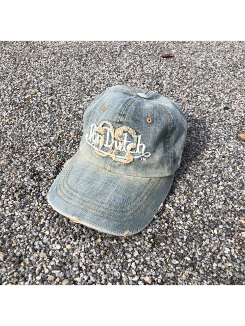 Other Designers Vintage - Vintage von dutch emrodery distressed cap