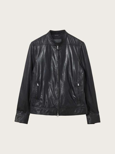 ALLSAINTS COLT SLIM FIT LEATHER JACKET