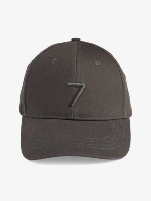 7 For All Mankind Logo Cap in Army