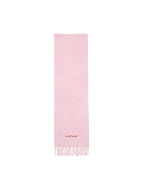 cashmere jacquard scarf