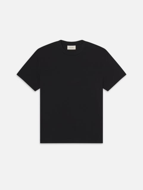 FRAME Light Cotton Tee in Black
