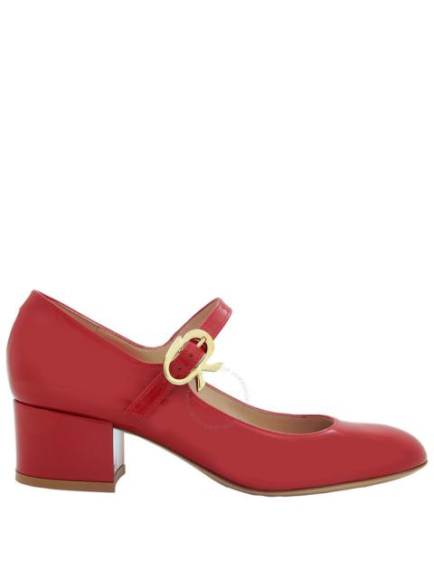 Gianvito Rossi Gianvito Rossi Mary Ribbon Block Heel Pumps