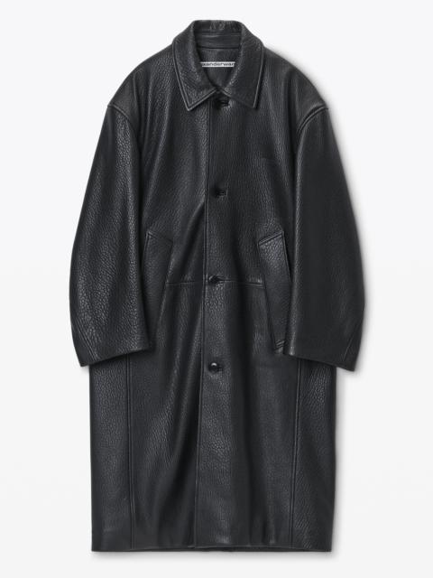 Alexander Wang Unisex Coat in Primal Lambskin Leather