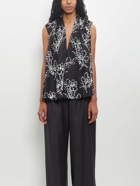 Loulou de Saison Silk Asel V-Neck Sleeveless Top