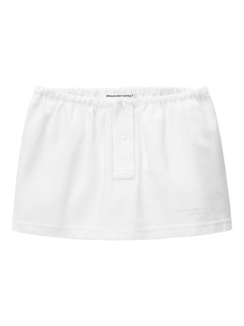 Alexander Wang elasticated-waistband buttoned skirt