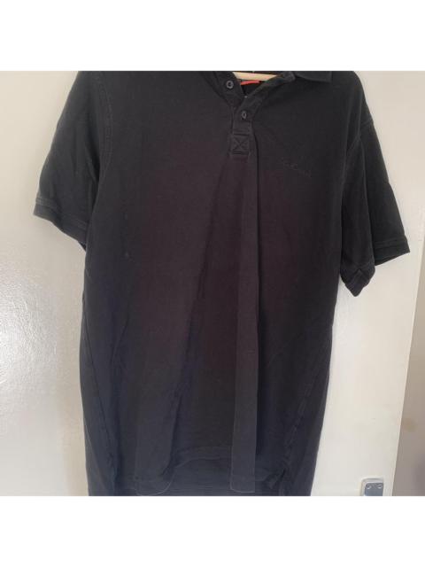 Other Designers Pierre Cardin Men's Black Polo-shirts