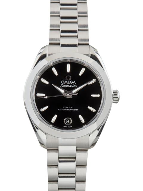 OMEGA Pre-Owned Stainless Steel Omega Aqua Terra 150M Black Dial
