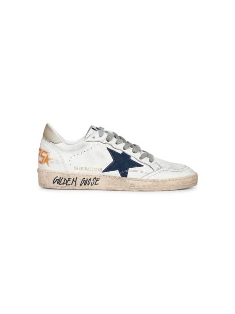 Golden Goose White leather Ball Star sneakers