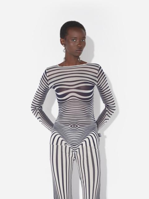 Jean Paul Gaultier RE-EDITION - THE NAVY BLUE BODY MORPHING TOP