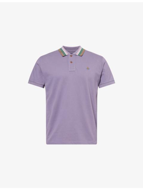 Vivienne Westwood Classic Embroidered-Logo Polo Top