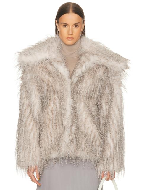 AKNVAS Dagmar Short Faux Fur Coat