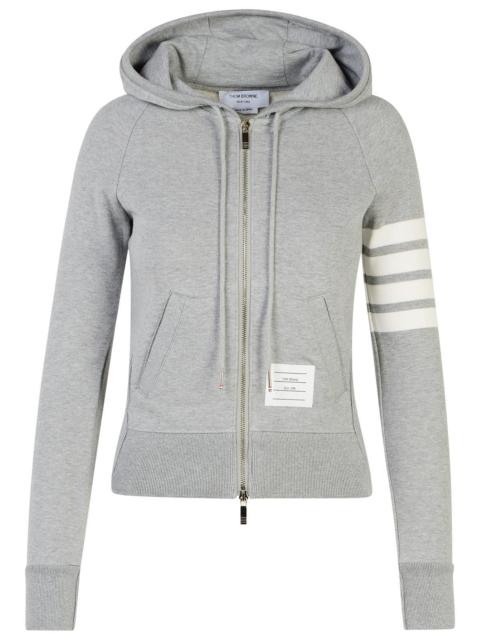 Thom Browne Thom Browne '4-BAR' Grey Cotton Sweater