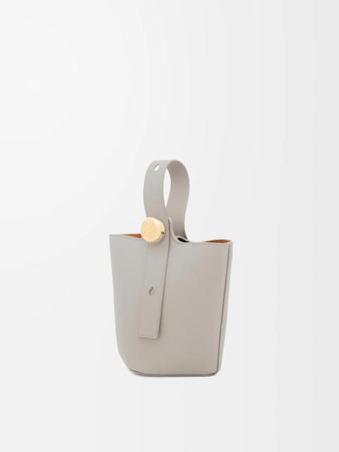 Loewe Mini Pebble bucket in smooth calfskin