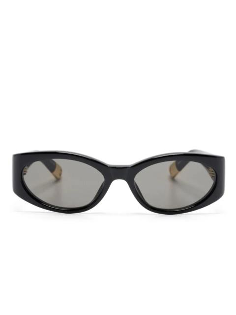 Jacquemus Women Les Lunettes Ovalo Oval Sunglasses