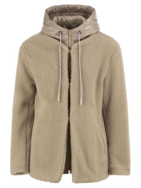 Herno Herno Women Teddy Jacket With Padded Hood