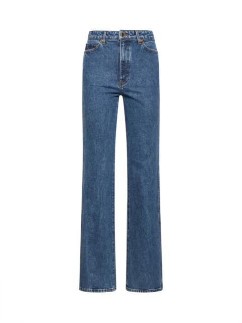 KHAITE Blue denim Danielle jeans