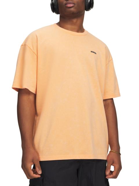 Under Armour Under Armour UA Logo Patch Oversize T-Shirt in Orange Bloc at Nordstrom