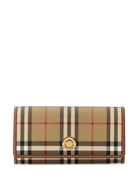 Burberry Burberry Women Printed Canvas Wallet