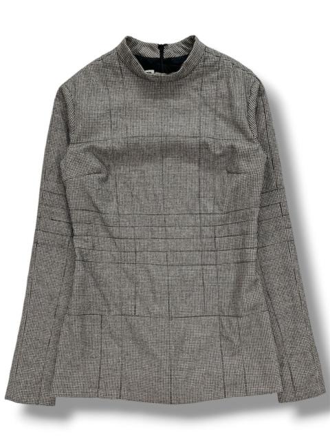 Jil Sander Jil Sander Structured Houndstooth Check Top