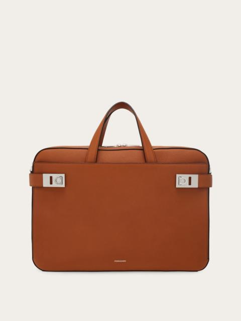 FERRAGAMO Briefcase with Gancini buckles (M)